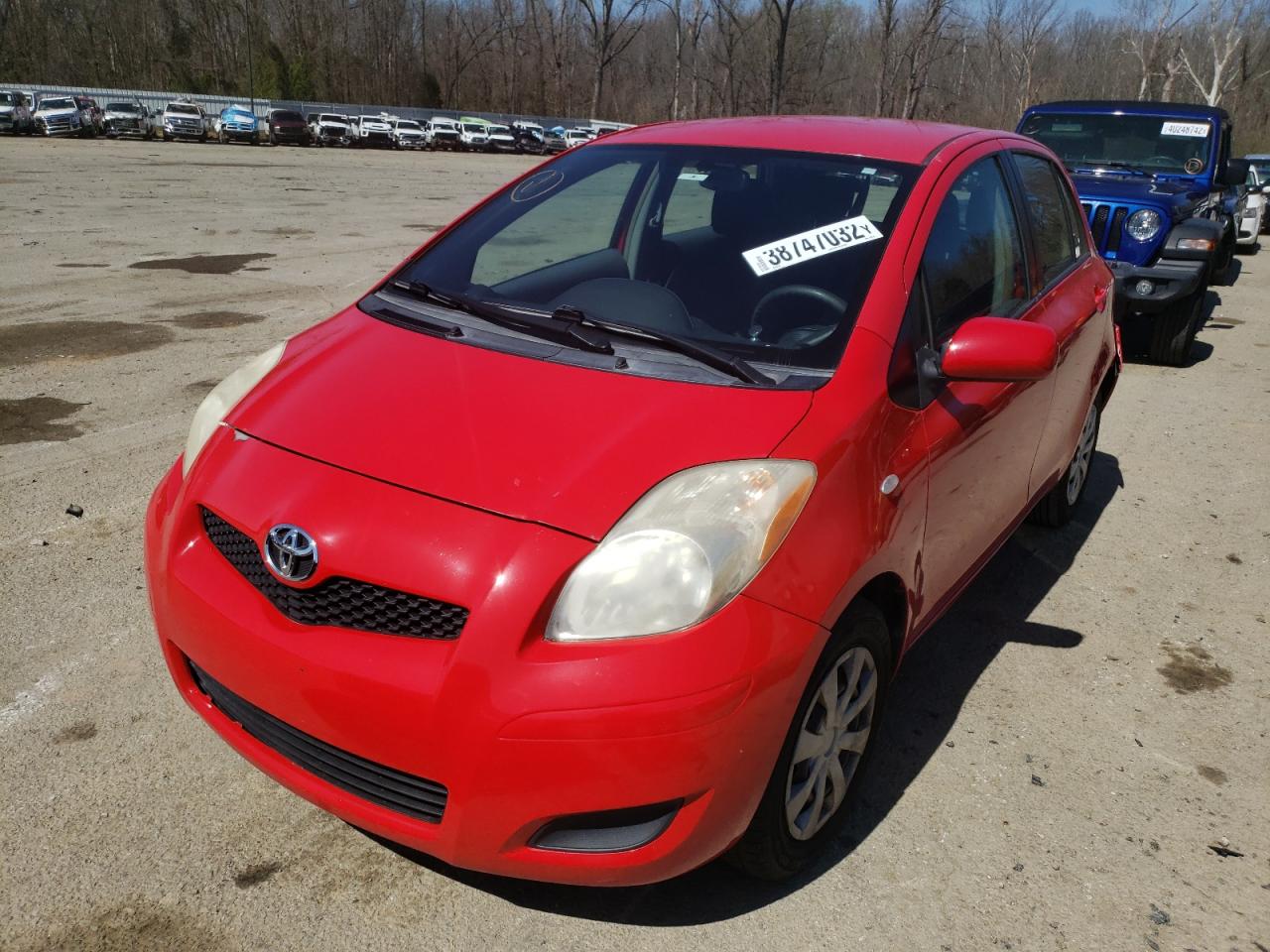 Photo 2 from auction – 2010 TOYOTA YARIS with VIN JTDKT4K37A5320144