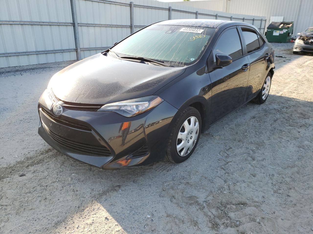 Photo 2 from auction – 2017 TOYOTA COROLLA L with VIN 2T1BURHEXHC752596