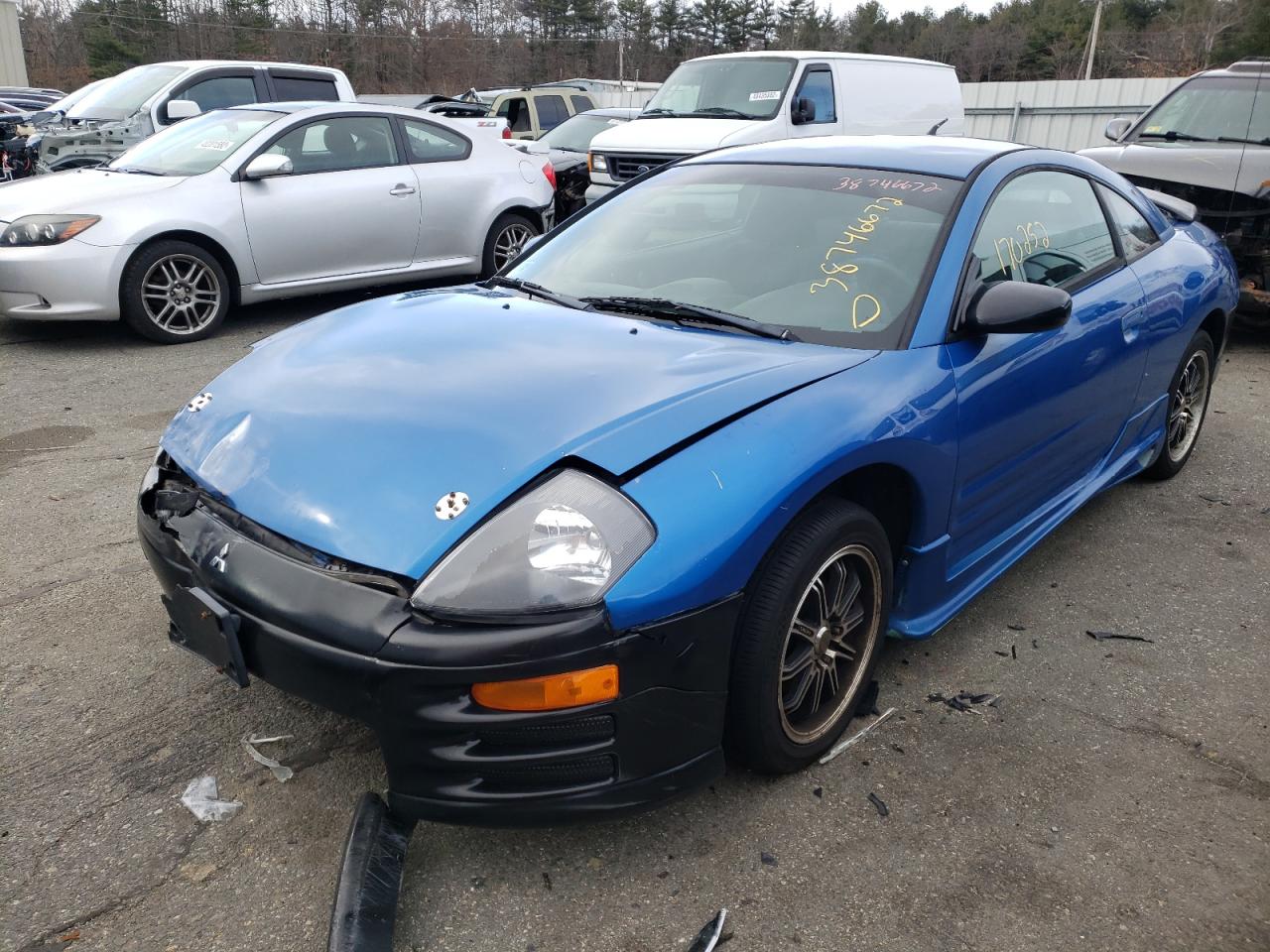 Photo 2 from auction – 2002 MITSUBISHI ECLIPSE RS with VIN 4A3AC34G92E097058