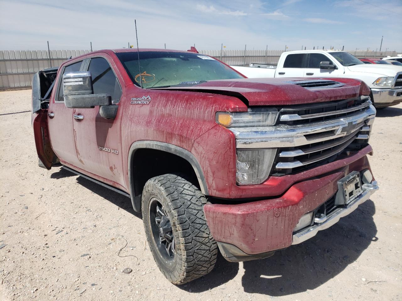CHEVROLET SILVERADO 2020 with VIN 1GC4YREYXLF276698 - Photo from auction
