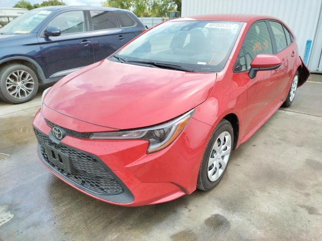 Photo 2 from auction – 2021 TOYOTA COROLLA LE with VIN JTDEPMAE4MJ145898