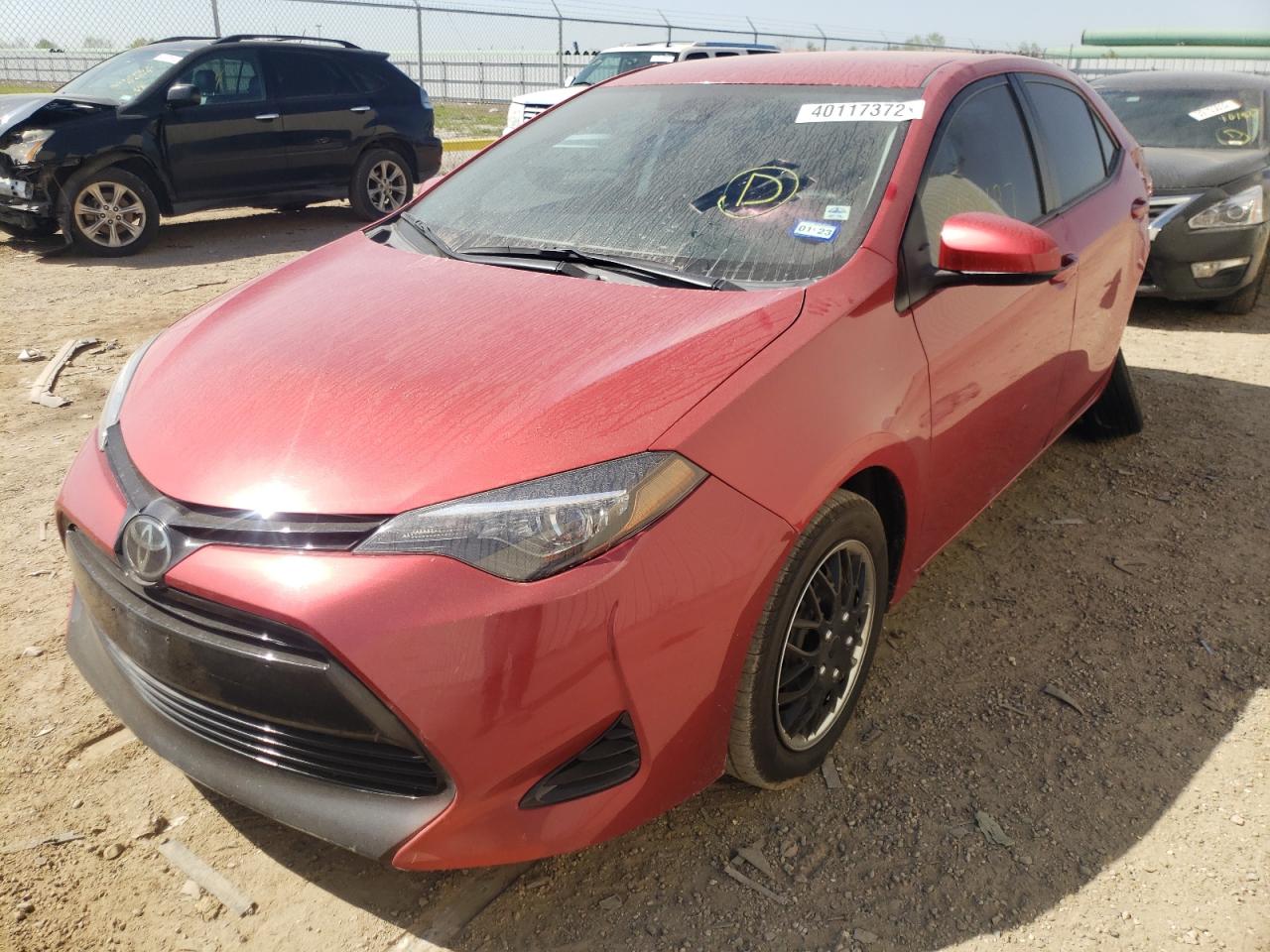 Photo 2 from auction – 2018 TOYOTA COROLLA L with VIN 2T1BURHE3JC068446