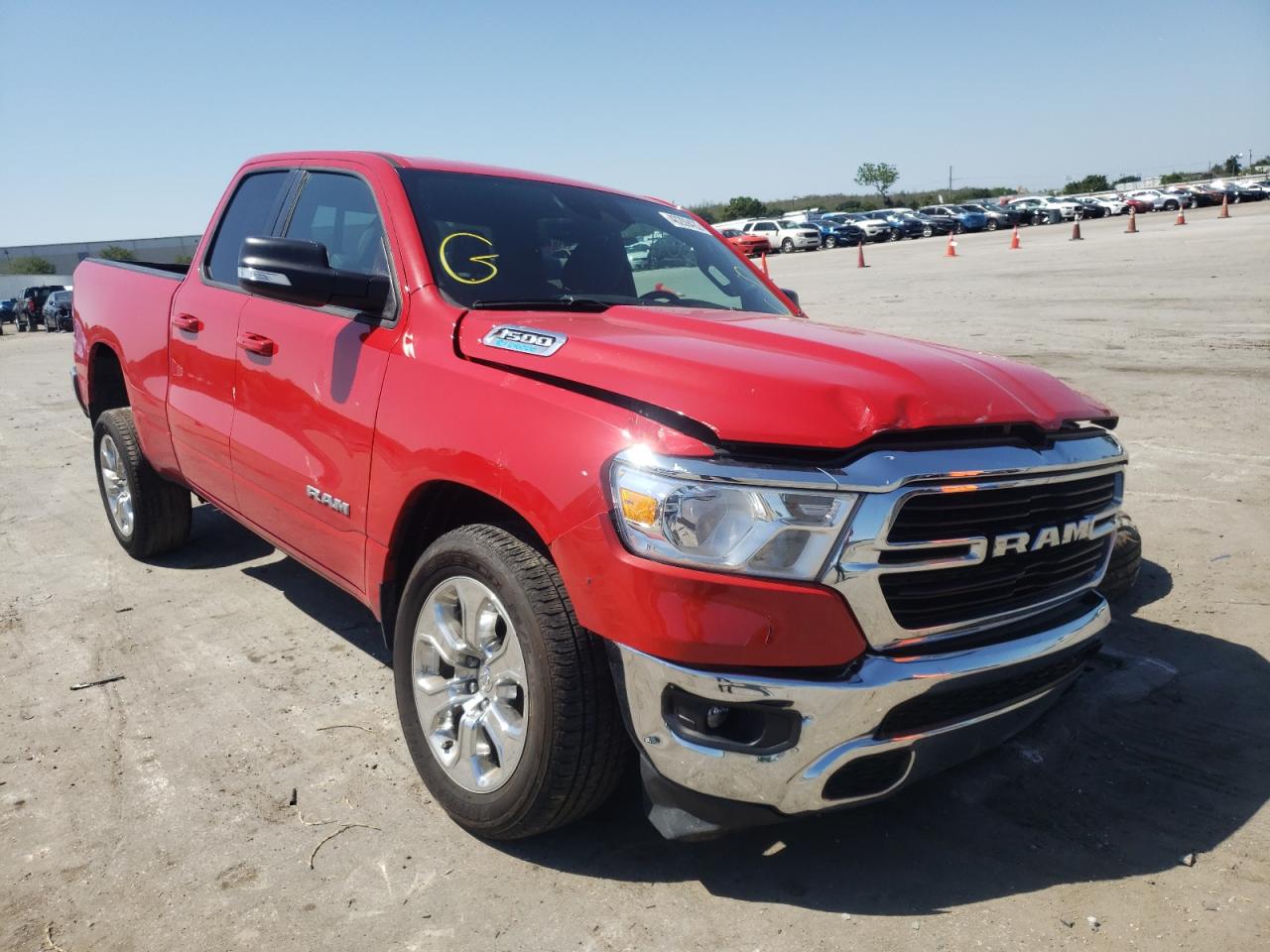 RAM 1500 BIG H 2021 with VIN 1C6RRFBG0MN656712 - Photo from auction