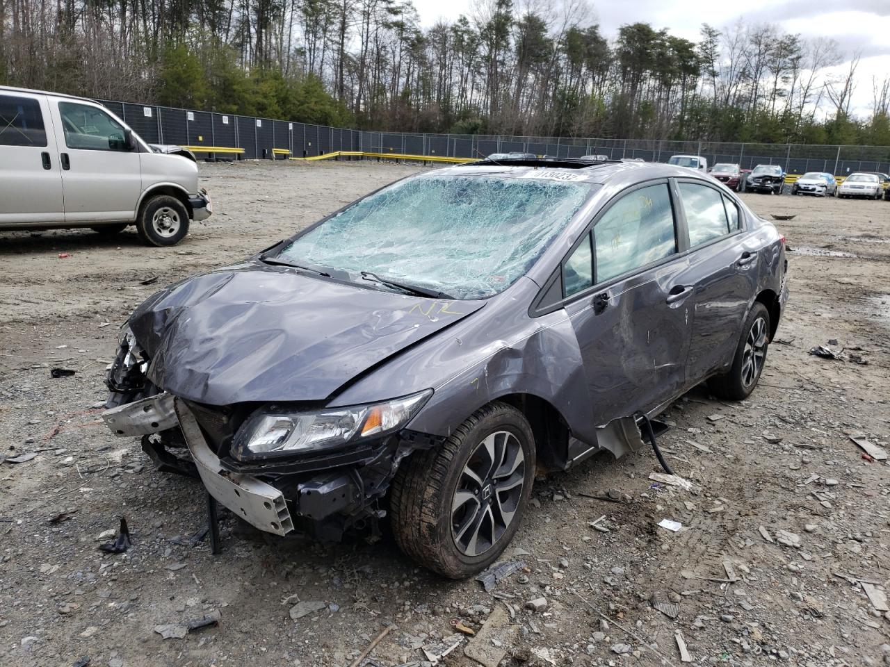 Photo 2 from auction – 2015 HONDA CIVIC EX with VIN 19XFB2F80FE219179