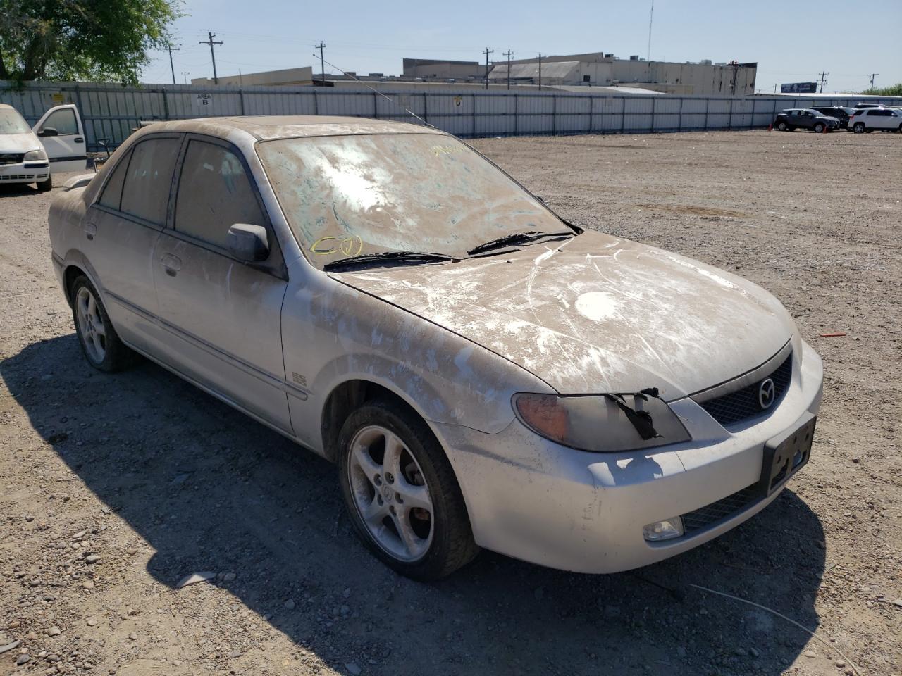 MAZDA PROTEGE LX 2001 with VIN JM1BJ225410432148 - Photo from auction
