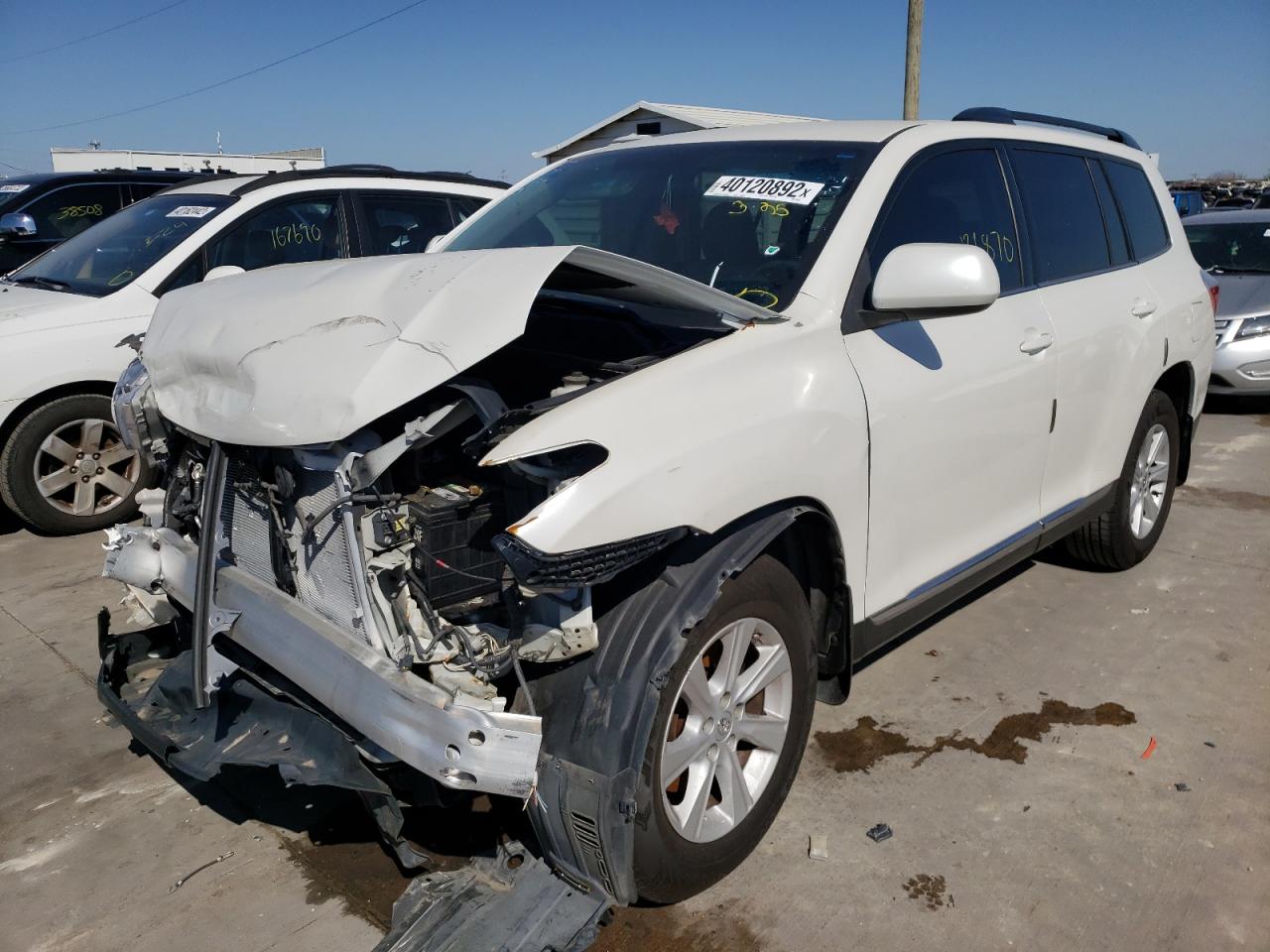 Photo 2 from auction – 2013 TOYOTA HIGHLANDER with VIN 5TDZA3EH9DS040228