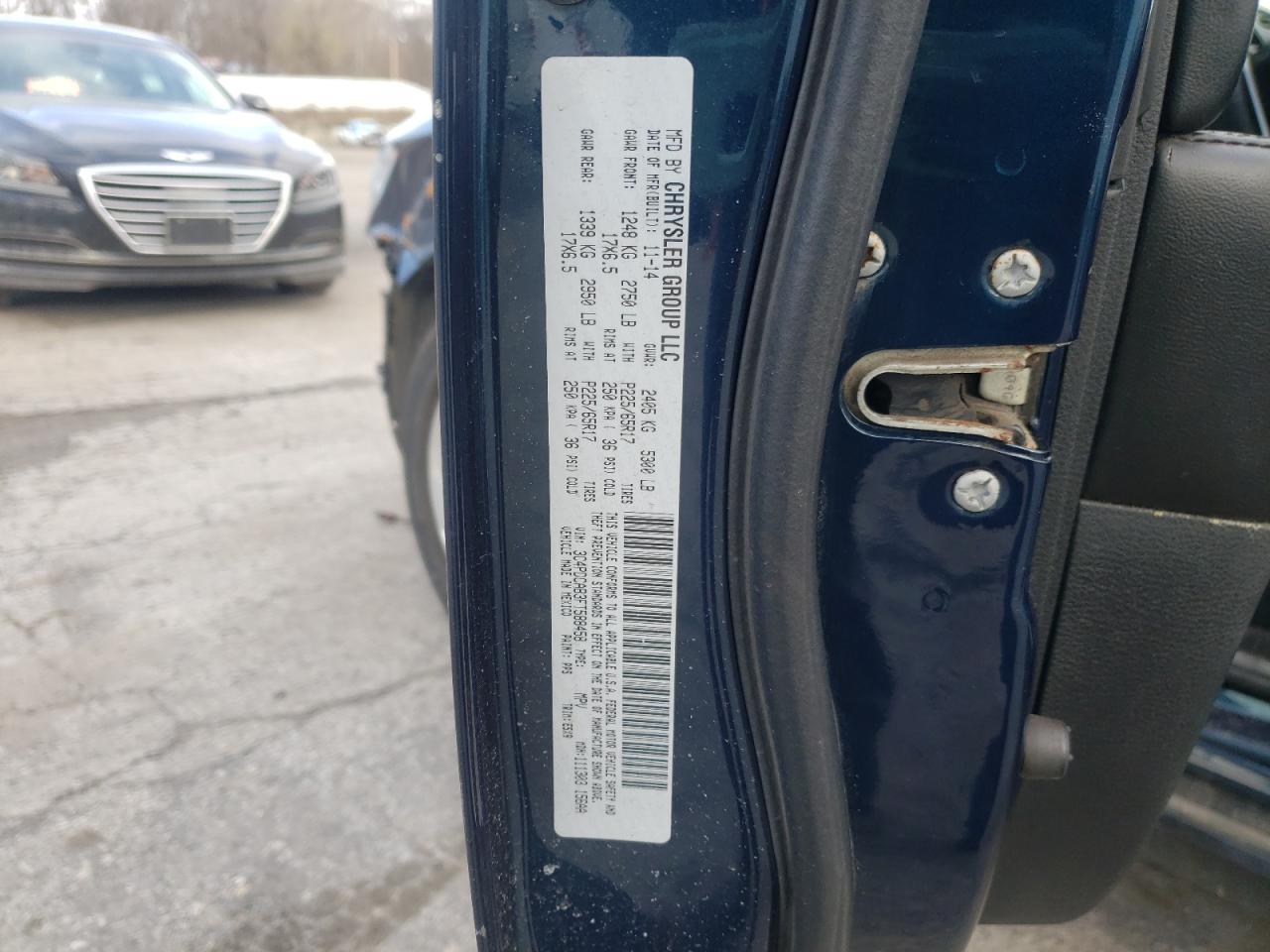 Photo 10 from auction – 2015 DODGE JOURNEY SE with VIN 3C4PDCAB3FT588458