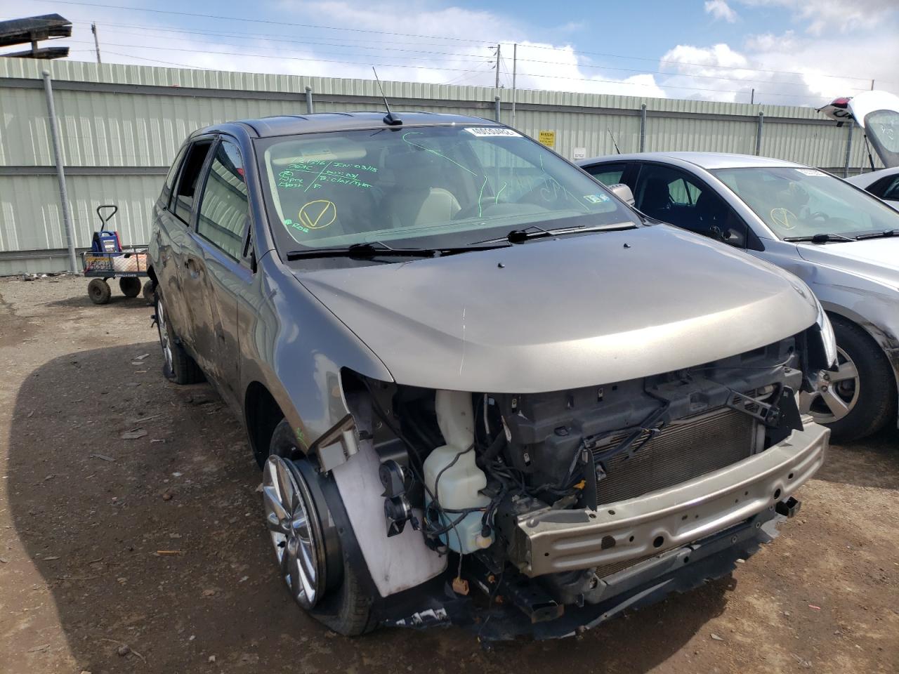 FORD EDGE SEL 2014 with VIN 2FMDK4JC4EBB67345 - Photo from auction