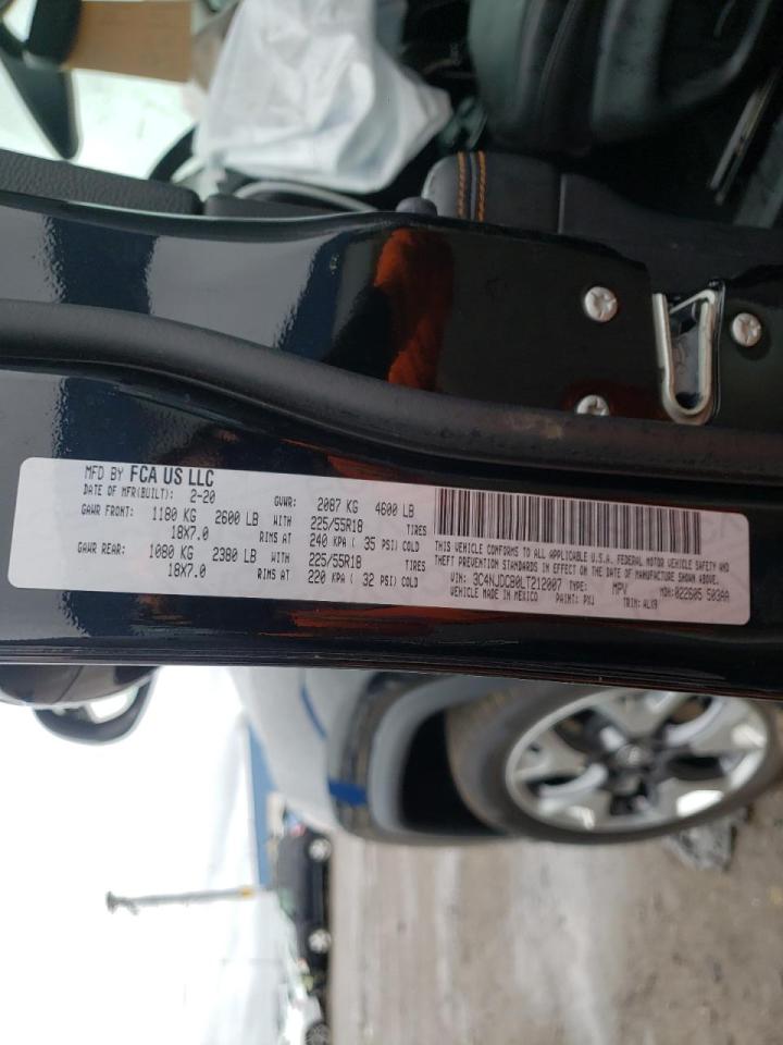 Photo 10 from auction – 2020 JEEP COMPASS LI with VIN 3C4NJDCB0LT212007