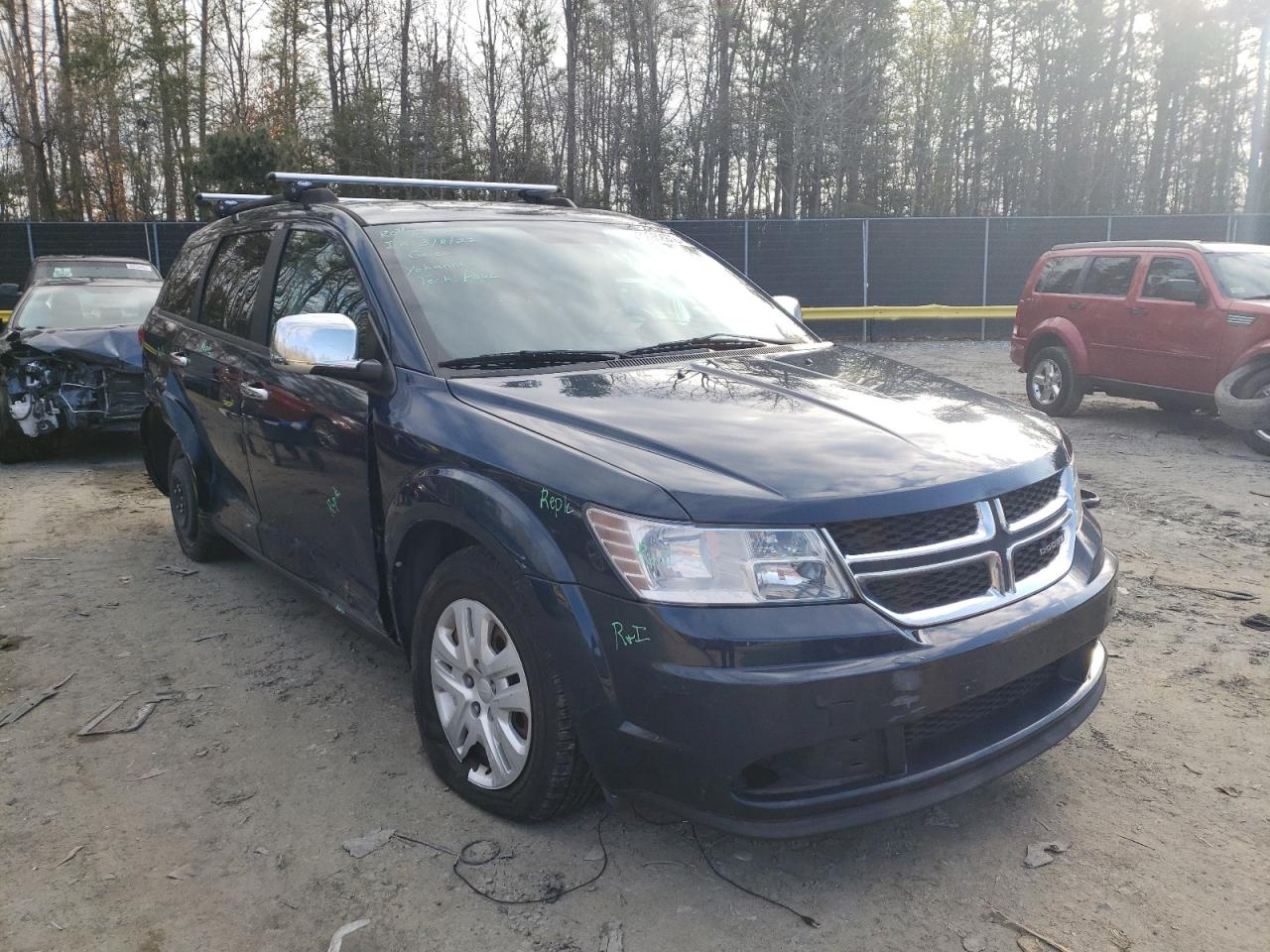 DODGE JOURNEY SE 2014 with VIN 3C4PDCAB7ET170645 - Photo from auction