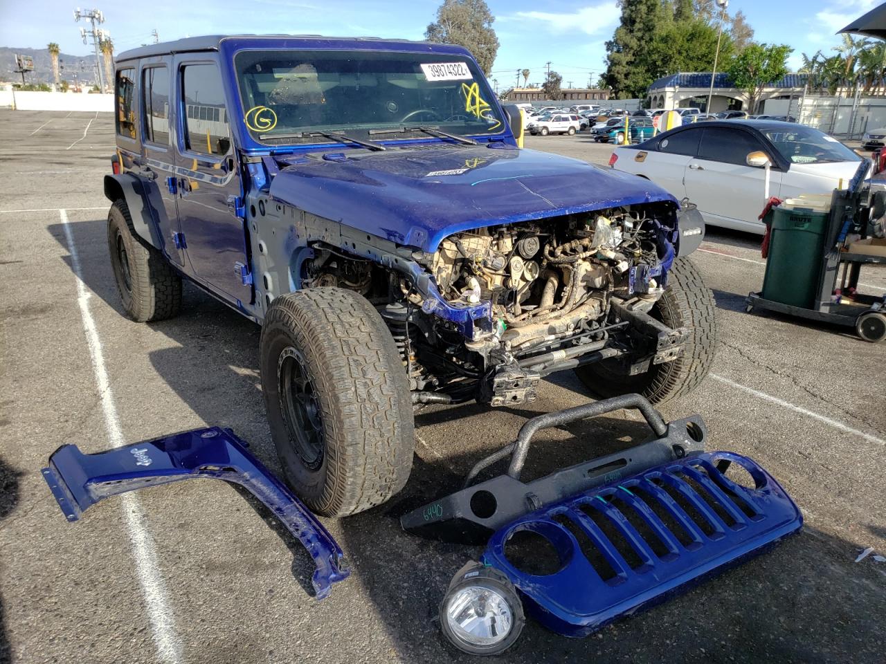 Photo 1 from auction – 2020 JEEP WRANGLER U with VIN 1C4HJXDN1LW154670