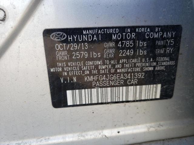 Photo 10 from auction – 2014 HYUNDAI AZERA with VIN KMHFG4JG6EA341392