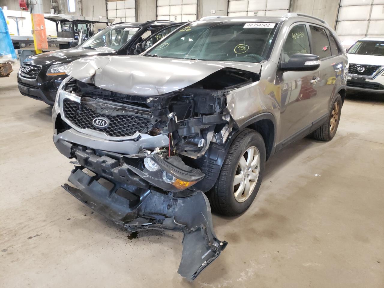 Photo 2 from auction – 2012 KIA SORENTO BA with VIN 5XYKT3A60CG267433