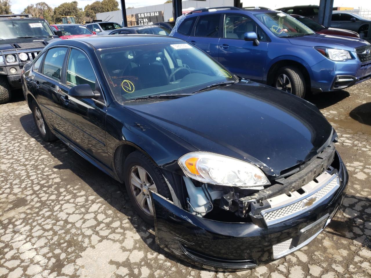 CHEVROLET IMPALA LS 2012 with VIN 2G1WF5E31C1158504 - Photo from auction
