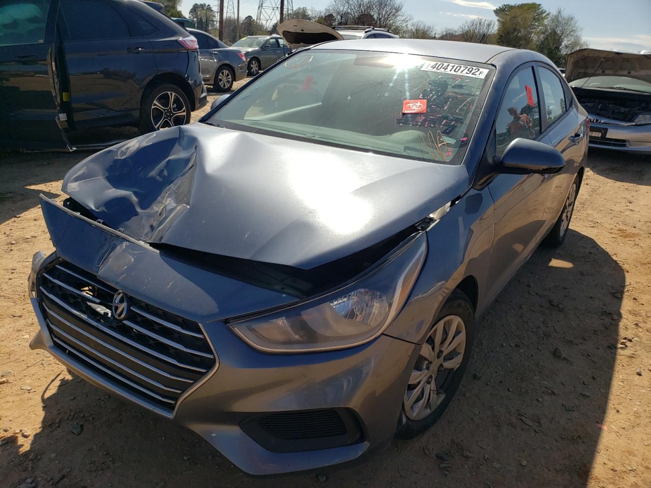 Photo 2 from auction – 2020 HYUNDAI ACCENT SE with VIN 3KPC24A64LE104617