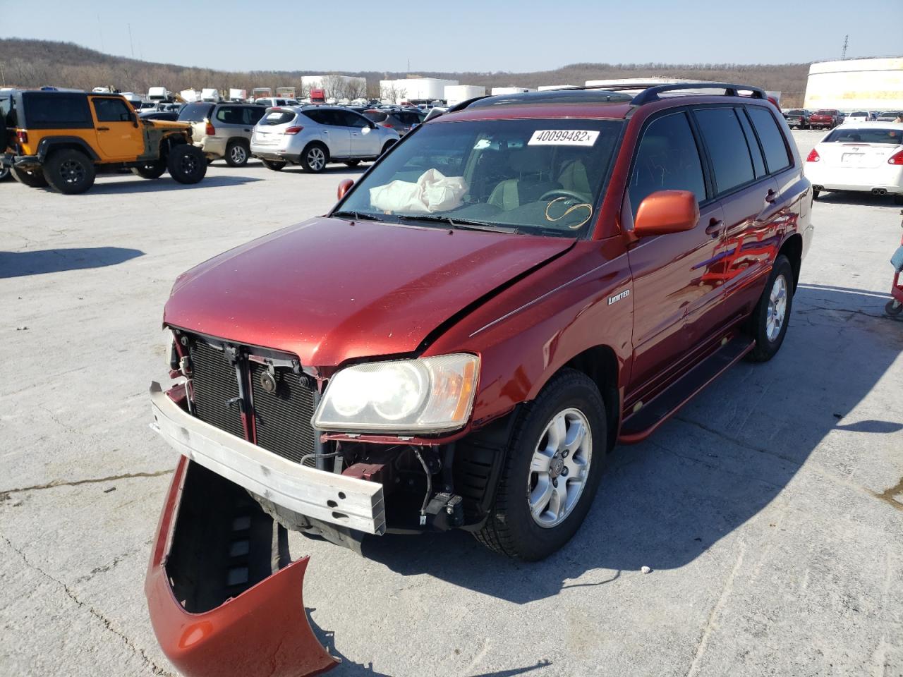 Photo 2 from auction – 2002 TOYOTA HIGHLANDER with VIN JTEGF21A420043495