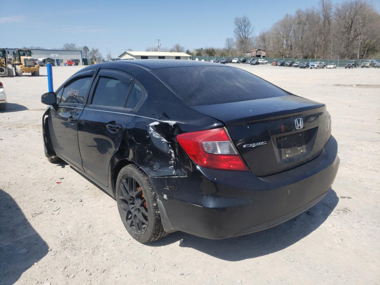 Photo 3 from auction – 2012 HONDA CIVIC LX with VIN 19XFB2E50CE071411