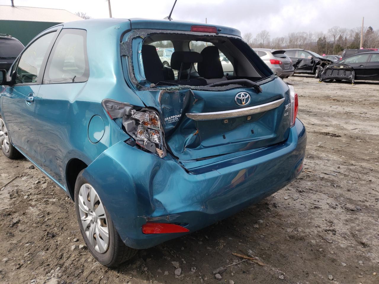 Photo 9 from auction – 2012 TOYOTA YARIS with VIN JTDJTUD33CD502019