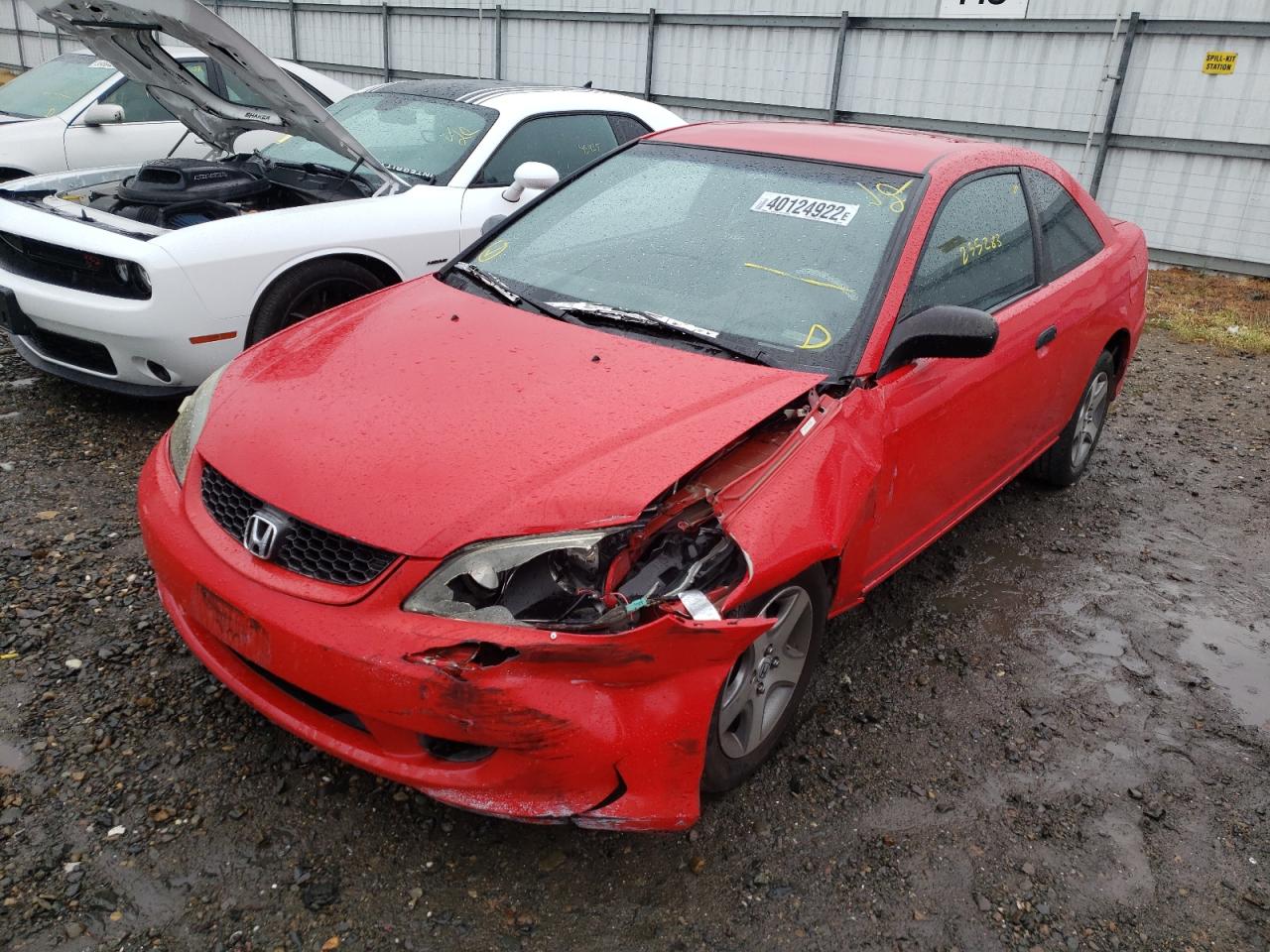 Photo 2 from auction – 2004 HONDA CIVIC DX V with VIN 1HGEM21104L034720