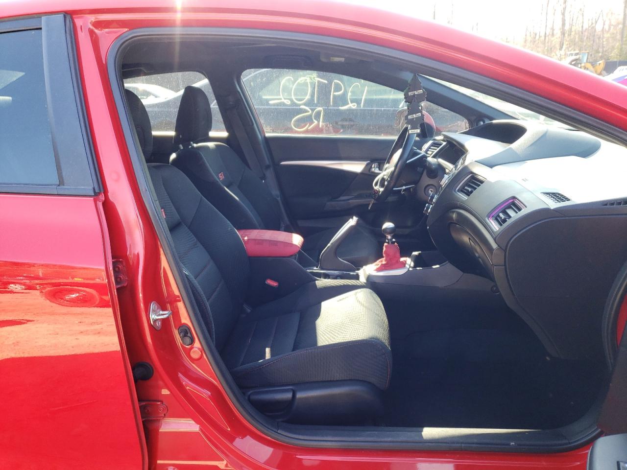 Photo 5 from auction – 2013 HONDA CIVIC SI with VIN 2HGFB6E56DH708669