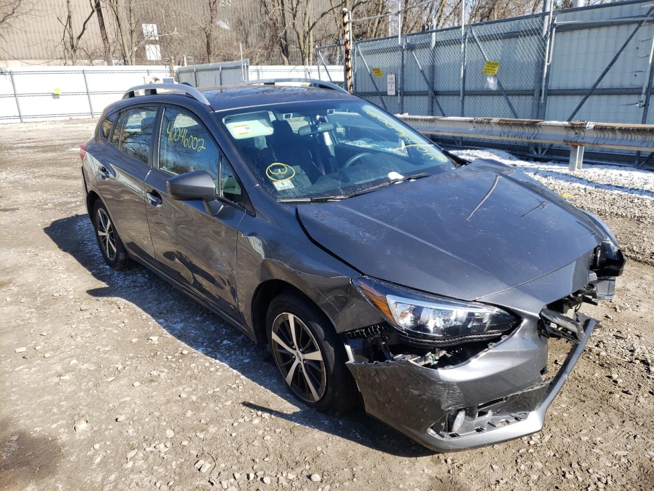SUBARU IMPREZA PR 2021 with VIN 4S3GTAD61M3712791 - Photo from auction