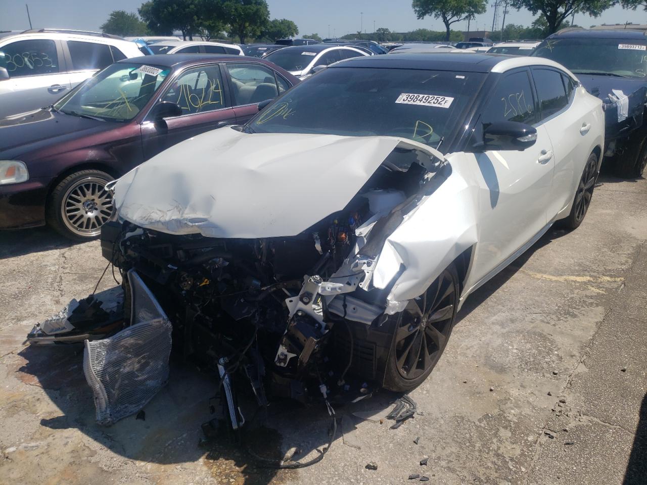 Photo 2 from auction – 2021 NISSAN MAXIMA SR with VIN 1N4AA6EV8MC510289