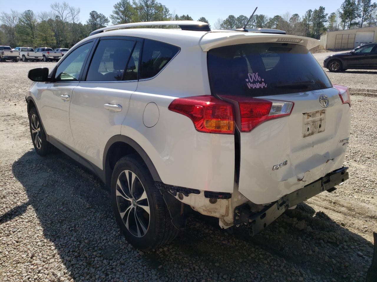 Photo 3 from auction – 2015 TOYOTA RAV4 LIMIT with VIN 2T3DFREV4FW260964