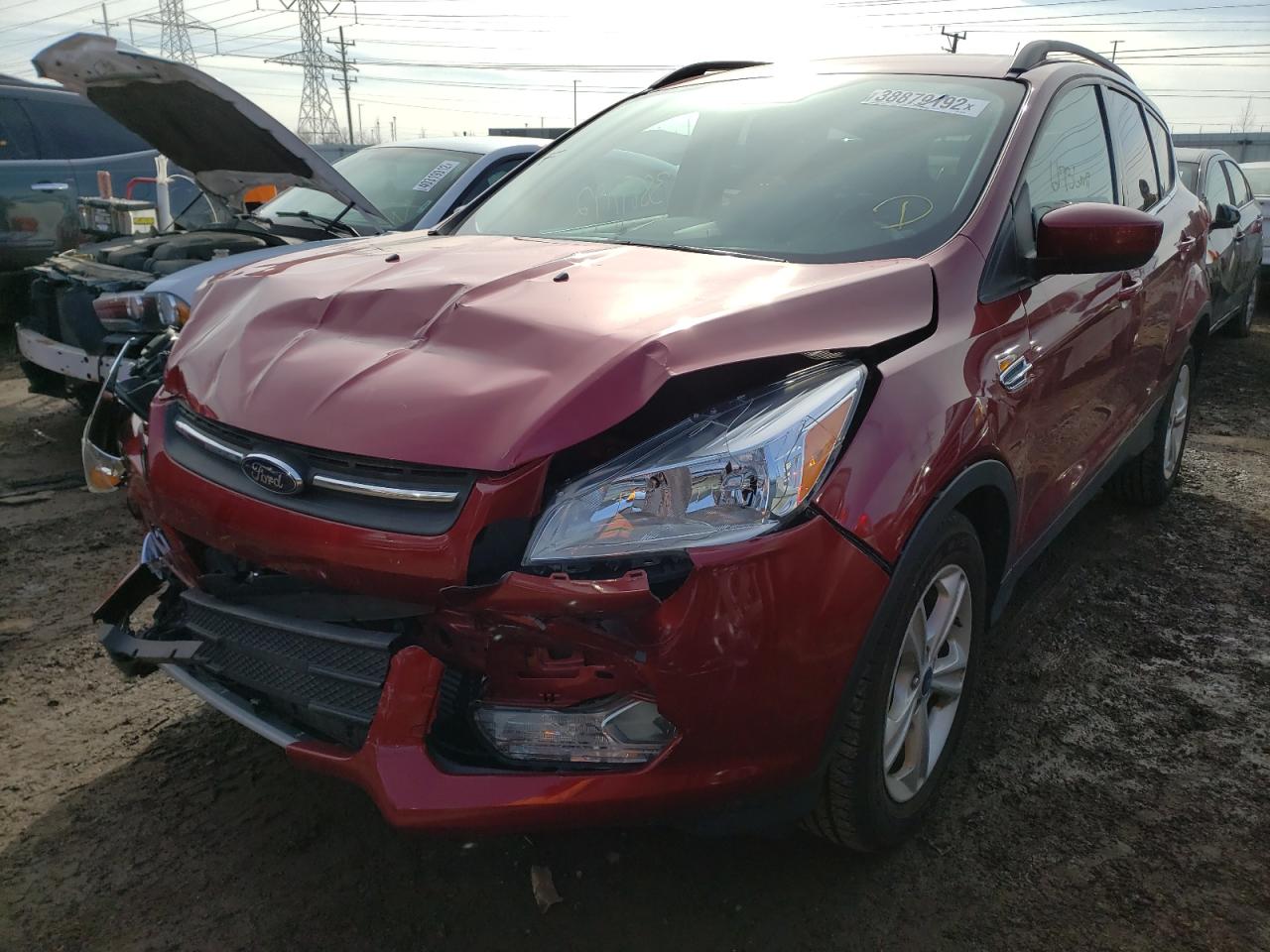 Photo 2 from auction – 2014 FORD ESCAPE SE with VIN 1FMCU0G95EUB78388