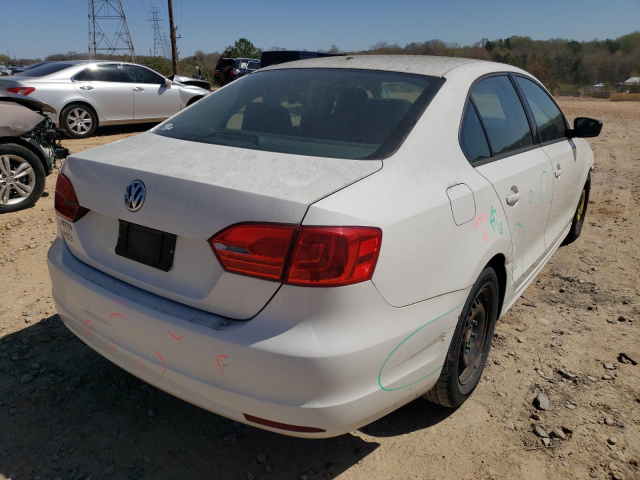Photo 4 from auction – 2013 VOLKSWAGEN JETTA BASE with VIN 3VW2K7AJ7DM309645