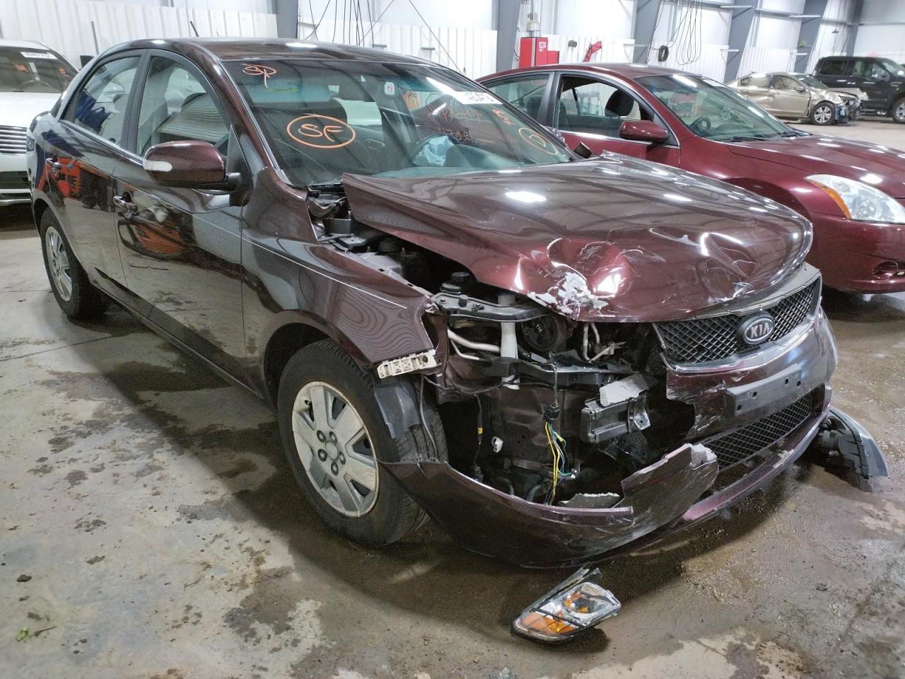 KIA FORTE EX 2010 with VIN KNAFU4A29A5271890 - Photo from auction