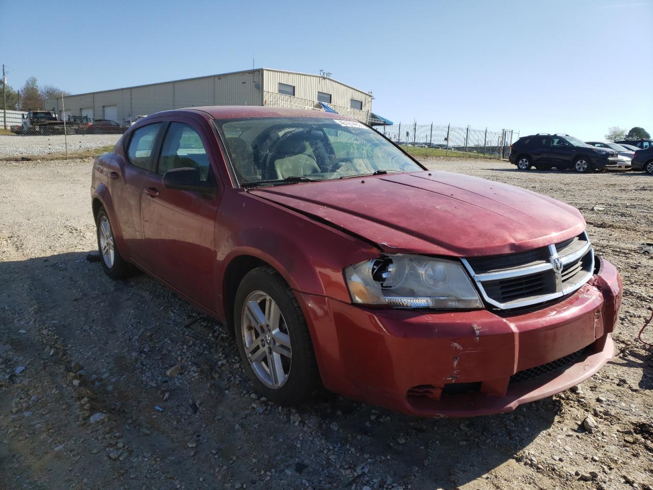 DODGE AVENGER SX 2008 with VIN 1B3LC56K68N218275 - Photo from auction
