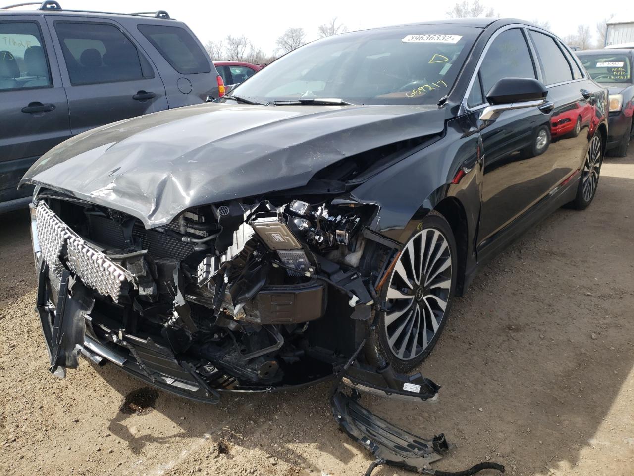 Photo 2 from auction – 2017 LINCOLN MKZ BLACK with VIN 3LN6L5G95HR659217