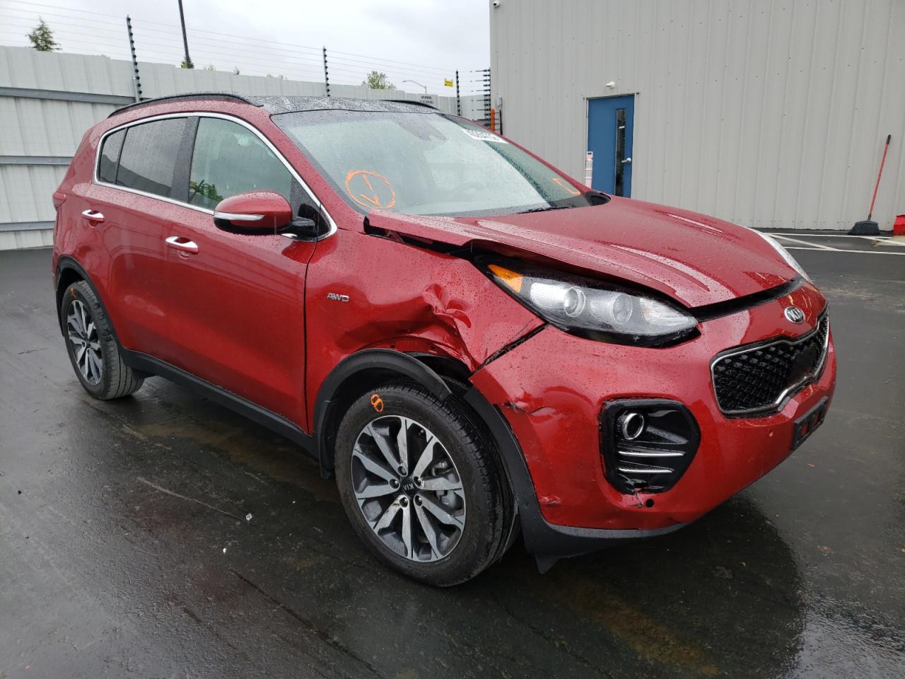 KIA SPORTAGE E 2019 with VIN KNDPNCAC1K7531163 - Photo from auction