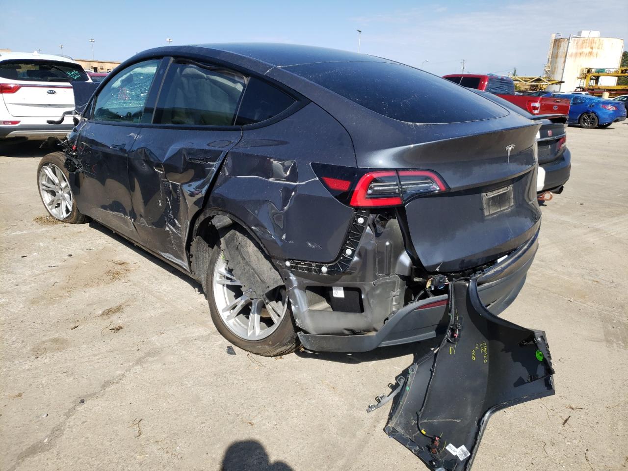 صورة رقم 3 من المزاد - 2021 TESLA MODEL Y مع VIN 5YJYGDEE6MF081846