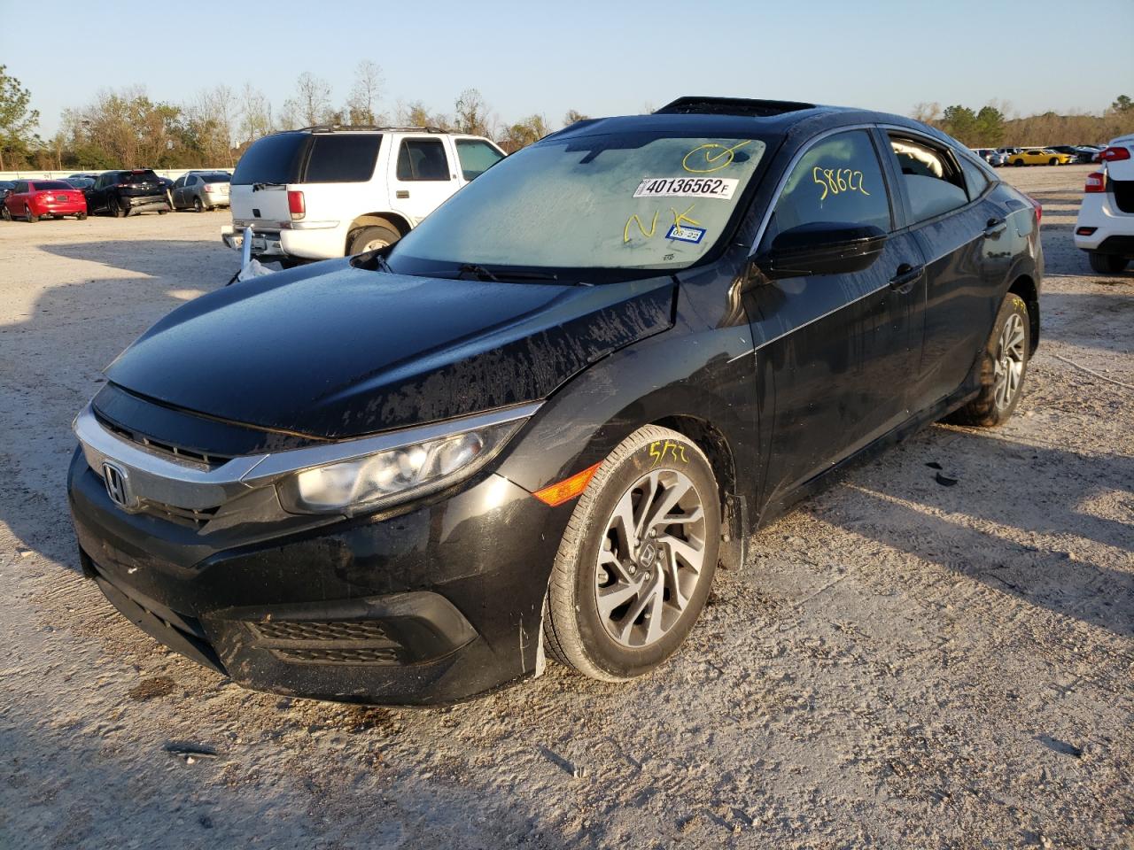 Photo 2 from auction – 2016 HONDA CIVIC EX with VIN 19XFC2F74GE057725