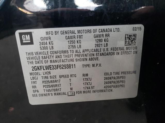 Photo 10 from auction – 2015 GMC TERRAIN SL with VIN 2GKFLWE33F6293811