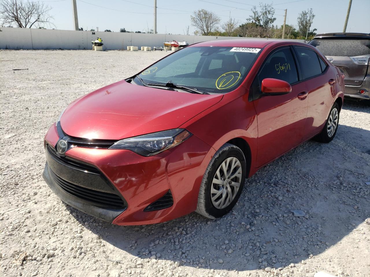 Photo 2 from auction – 2018 TOYOTA COROLLA L with VIN 2T1BURHE4JC964075