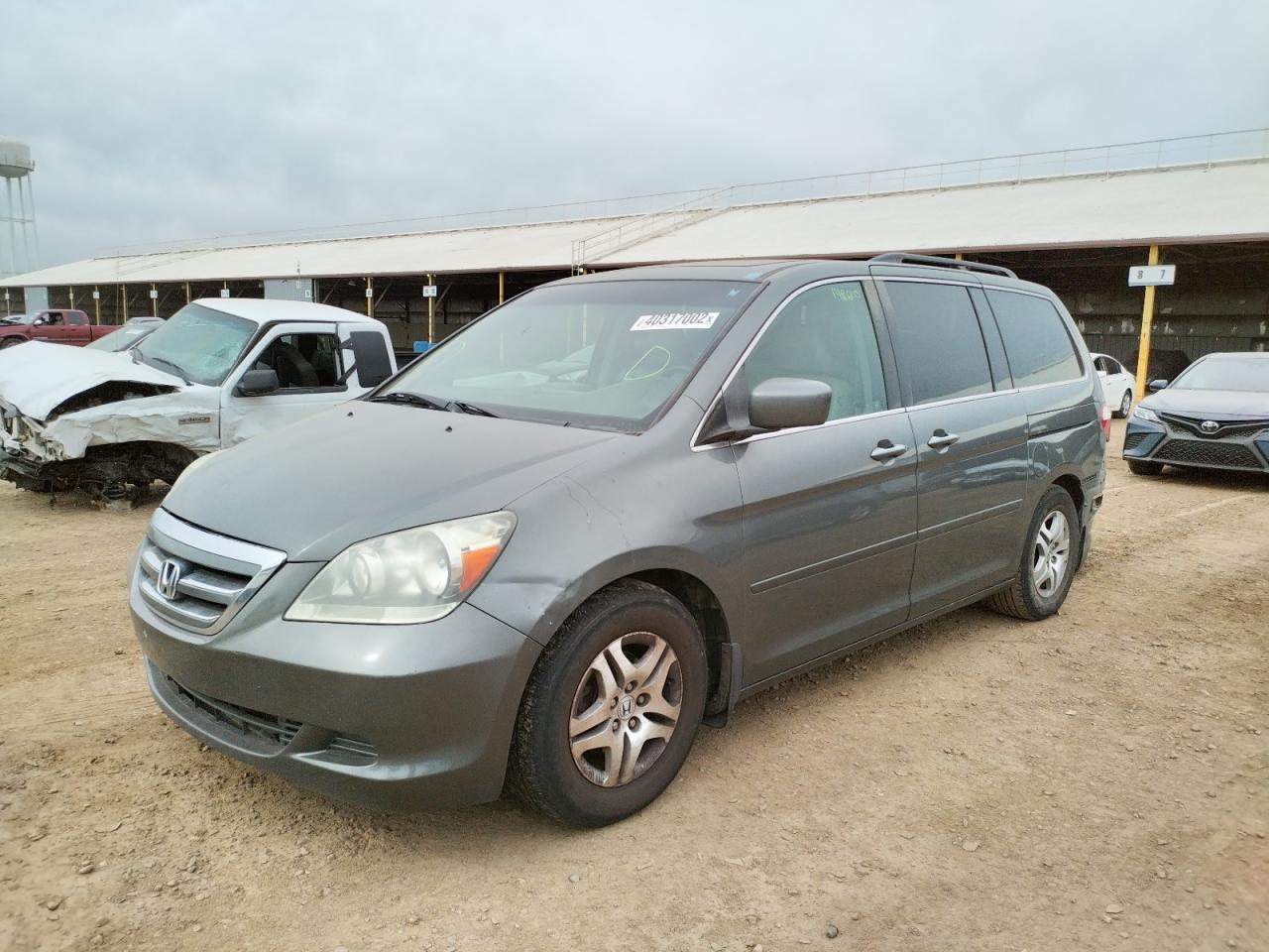 Photo 2 from auction – 2007 HONDA ODYSSEY EX with VIN 5FNRL38697B402006