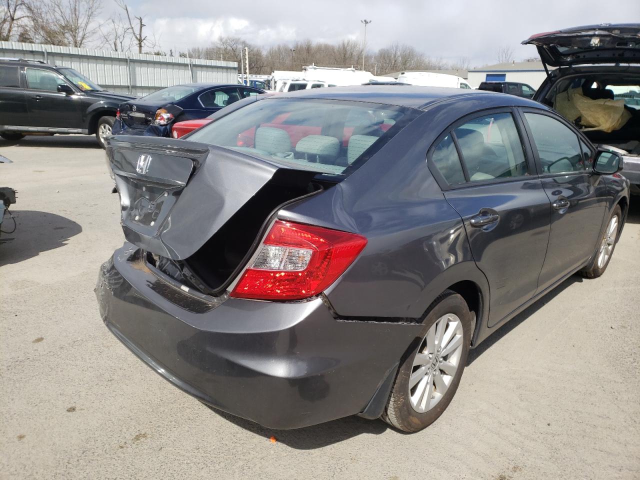 Photo 4 from auction – 2012 HONDA CIVIC EXL with VIN 2HGFB2F99CH317847