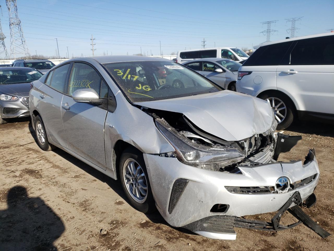Photo 1 from auction – 2021 TOYOTA PRIUS SPEC with VIN JTDKAMFU6M3143157