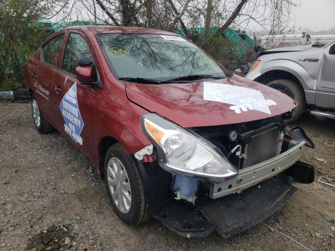 NISSAN VERSA S 2017 with VIN 3N1CN7AP5HL875806 - Photo from auction