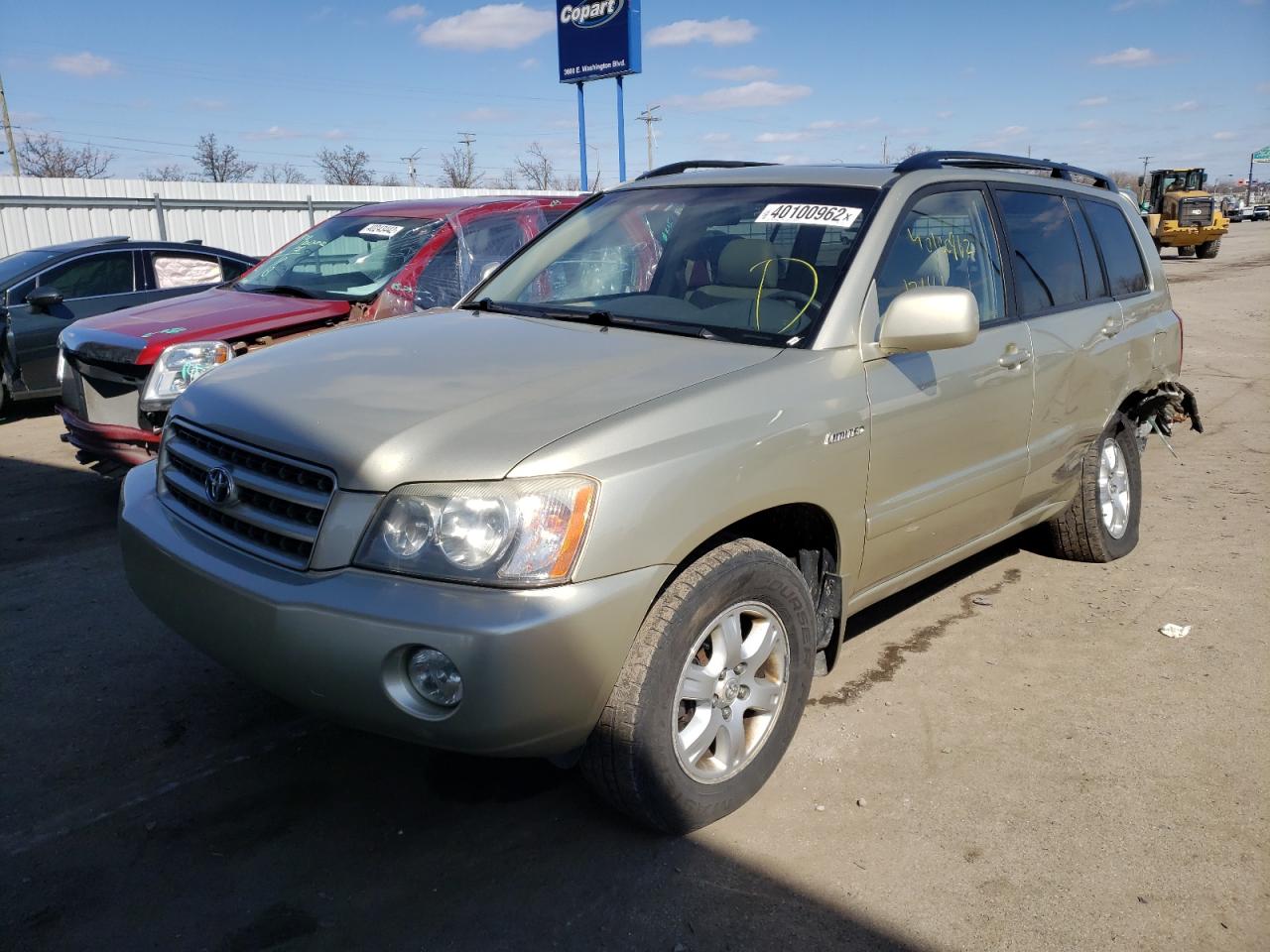 Photo 2 from auction – 2003 TOYOTA HIGHLANDER with VIN JTEHF21A030150369