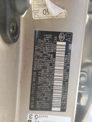 Photo 10 from auction – 2006 TOYOTA COROLLA CE with VIN 2T1BR32E36C626388