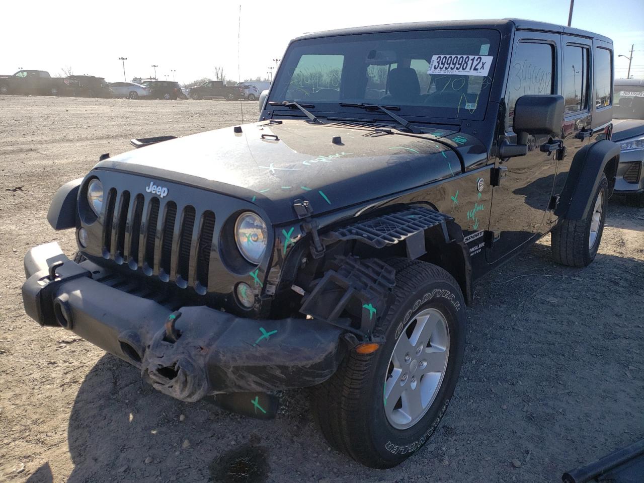 Photo 2 from auction – 2016 JEEP WRANGLER U with VIN 1C4BJWDG9GL170530