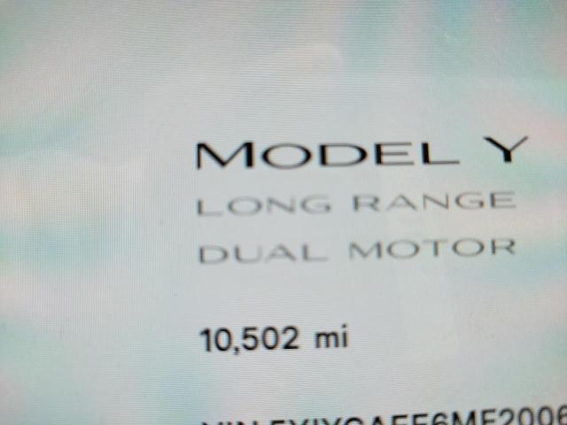 Photo 8 from auction – 2021 TESLA MODEL Y with VIN 5YJYGAEE6MF200638