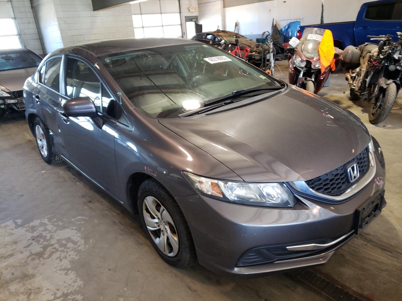 HONDA CIVIC LX 2014 with VIN 19XFB2F55EE226567 - Photo from auction