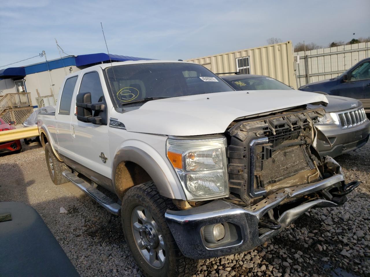 FORD F250 SUPER 2011 with VIN 1FT7W2BT7BED02181 - Photo from auction
