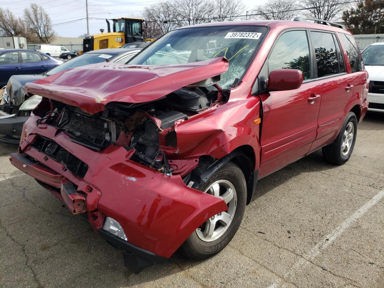 Photo 2 from auction – 2006 HONDA PILOT EX with VIN 2HKYF18486H501583