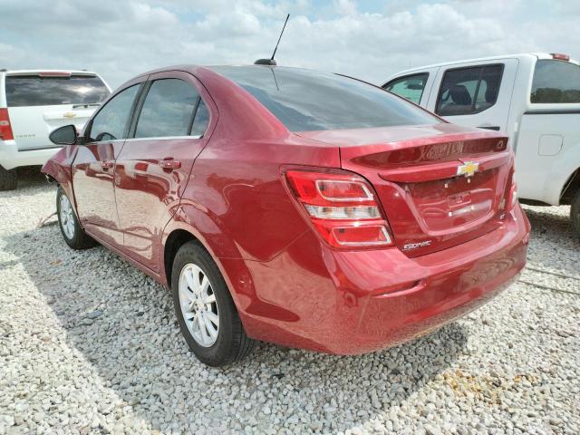 Photo 3 from auction – 2017 CHEVROLET SONIC LT with VIN 1G1JD5SH6H4123341