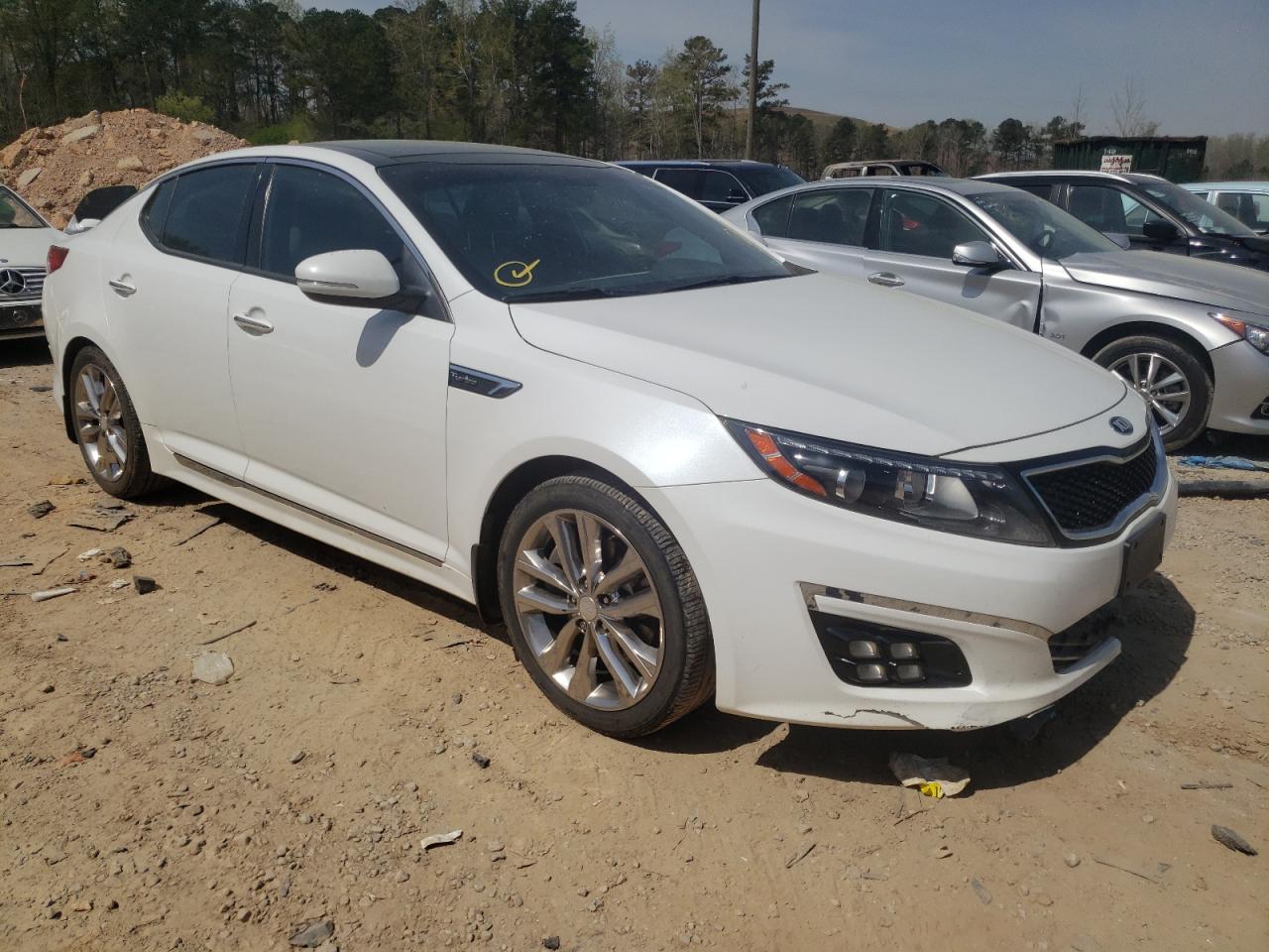 KIA OPTIMA SX 2014 with VIN 5XXGR4A67EG349337 - Photo from auction